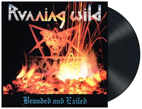 Image of Running Wild Branded and exiled LP Standard