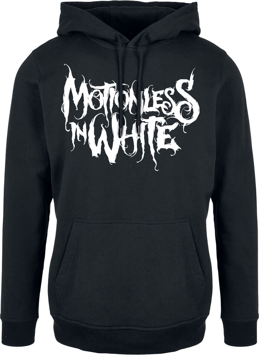 Levně Motionless In White Logo Mikina s kapucí černá