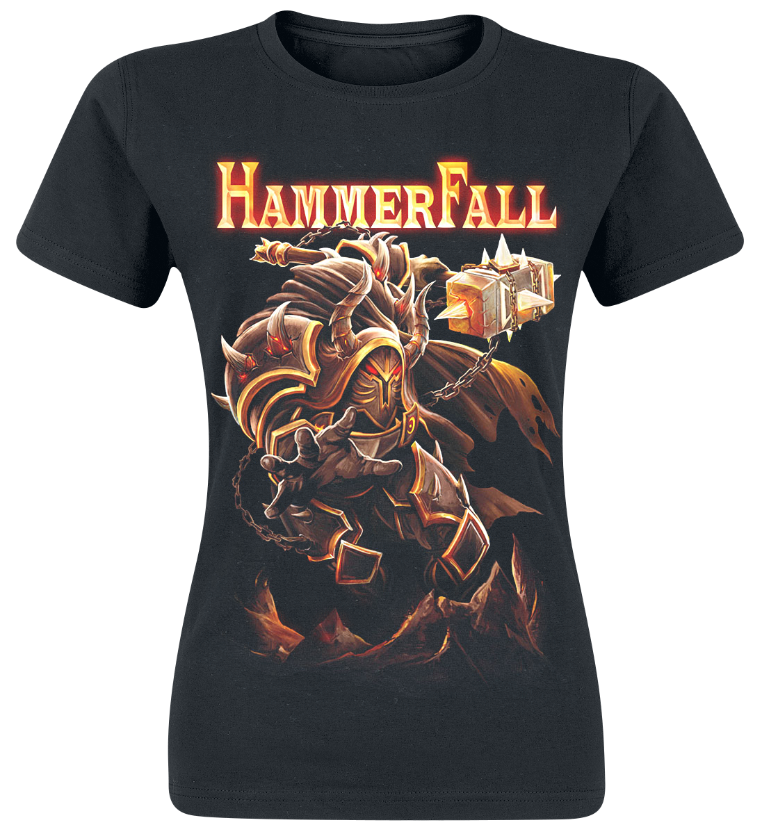 Hammerfall - One Against The World - Girls shirt - black image