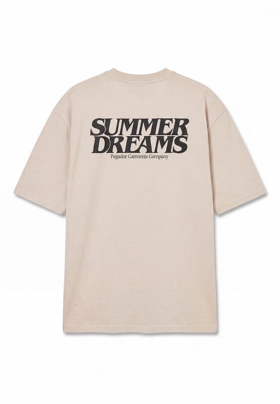 Oversize T-shirt  av Pegador - Riga Oversized Tee - Herr - creme