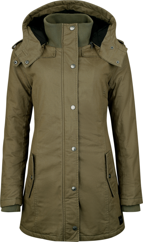 Vinterjakke  av Black Premium by EMP - Parka - Damer - olivengrønn