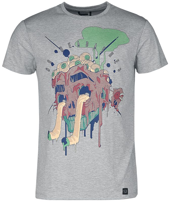T-Shirt mit abstraktem Print