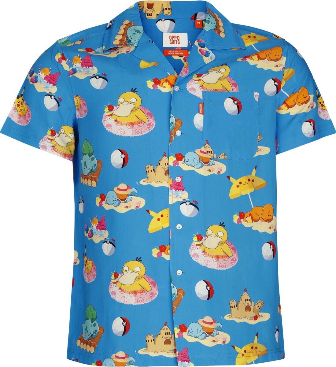 Kortärmad tröja  av Pokémon - Summer - Herr - flerfärgad