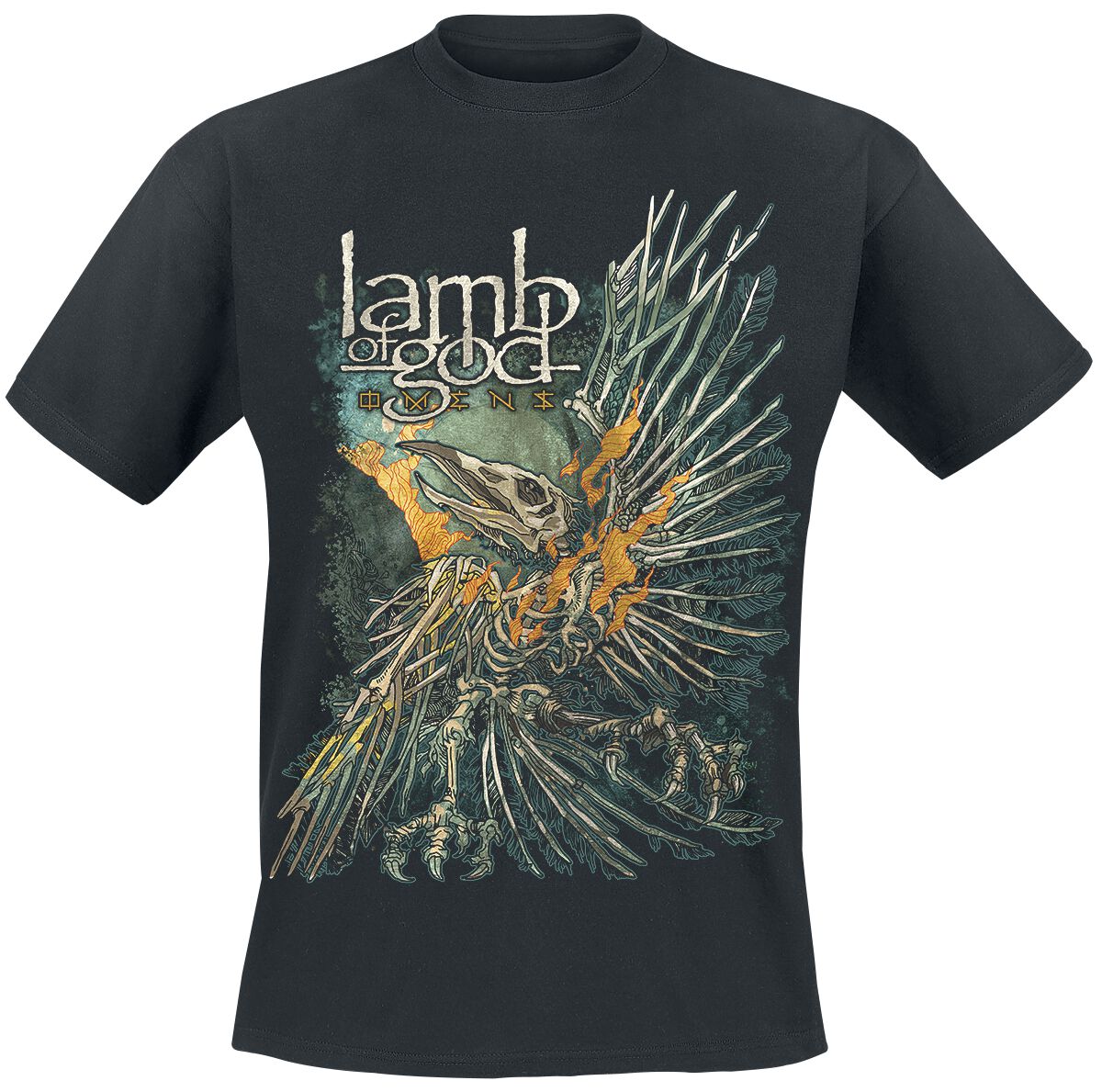 Lamb Of God Omens Album Cover T-Shirt schwarz