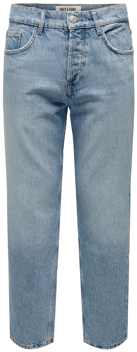 Image of Jeans di ONLY and SONS - ONSEdge Loose L. Blue 6986 DNM Jeans - W30L32 a W33L32 - Uomo - blu