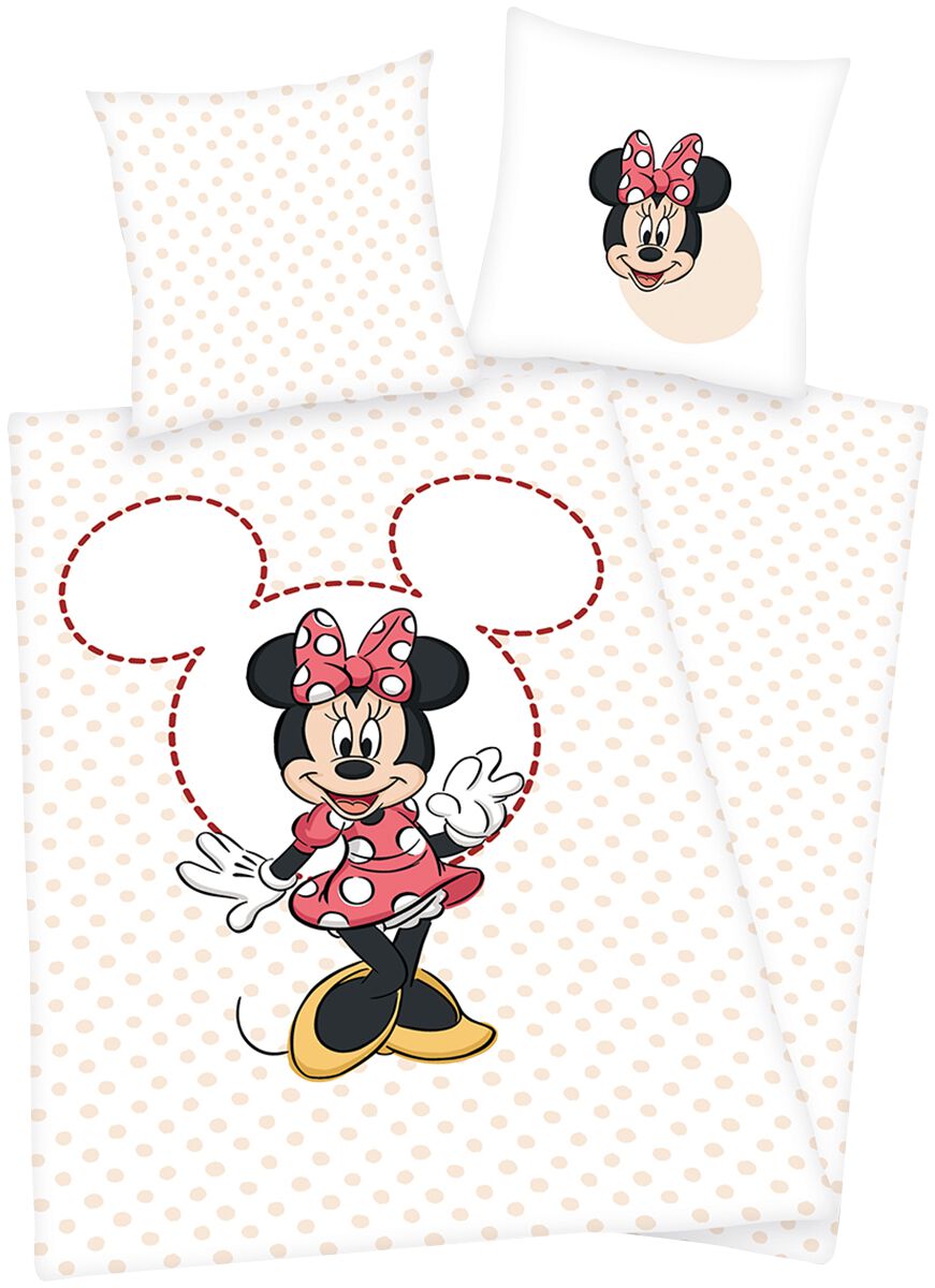Mickey Mouse - Disney Bettwäsche - Minnie Maus - rosa/weiß  - EMP exklusives Merchandise!