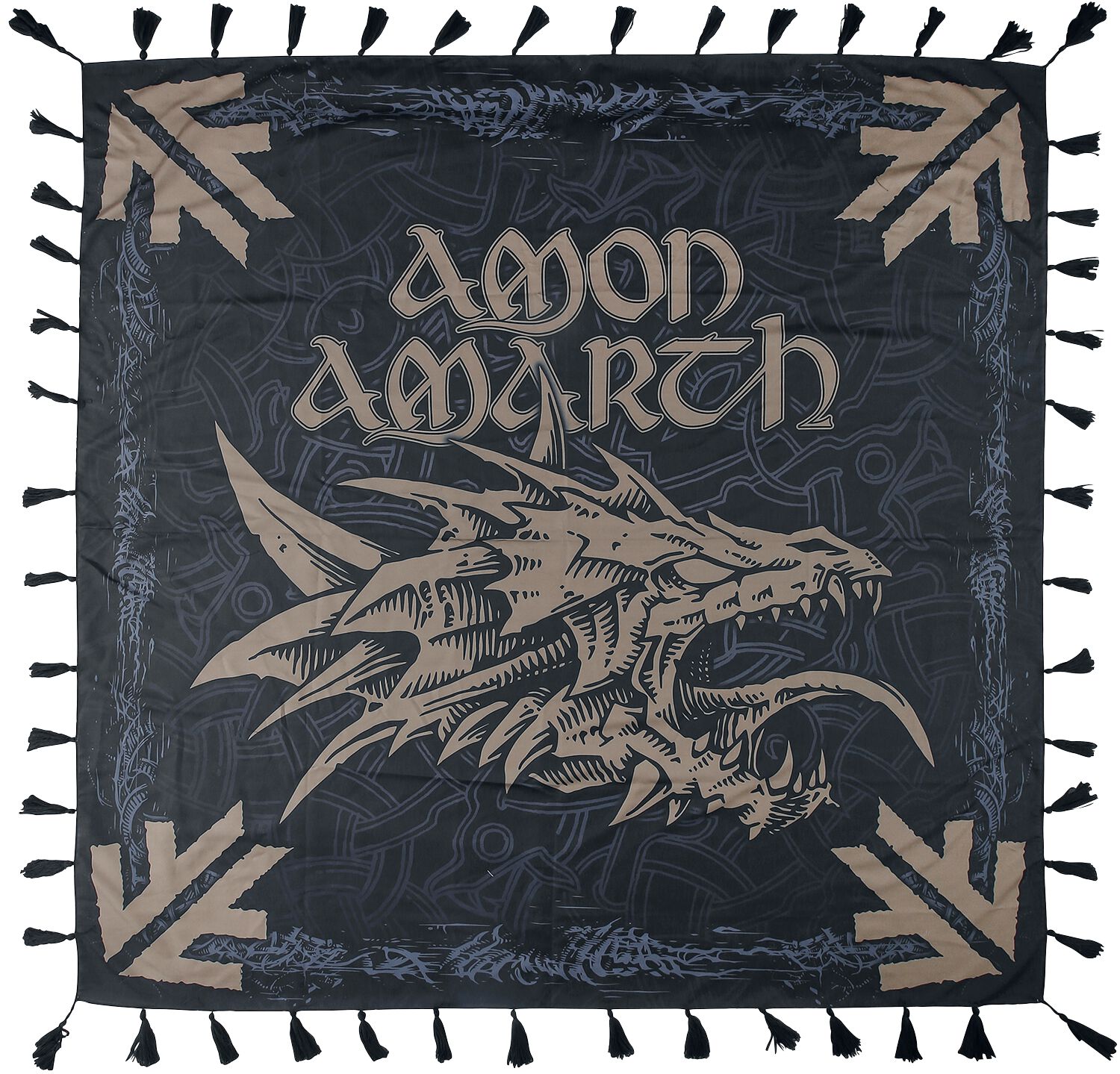 Amon Amarth Tuch - EMP Signature Collection - für Damen - schwarz/braun  - EMP exklusives Merchandise!