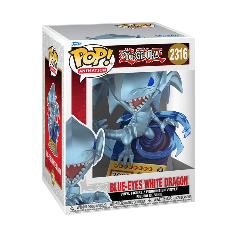 Yu-Gi-Oh! Blue Eyes Drg (Card) (Pop!Animation) Vinyl Figur 2316 Funko Pop! Multicolor