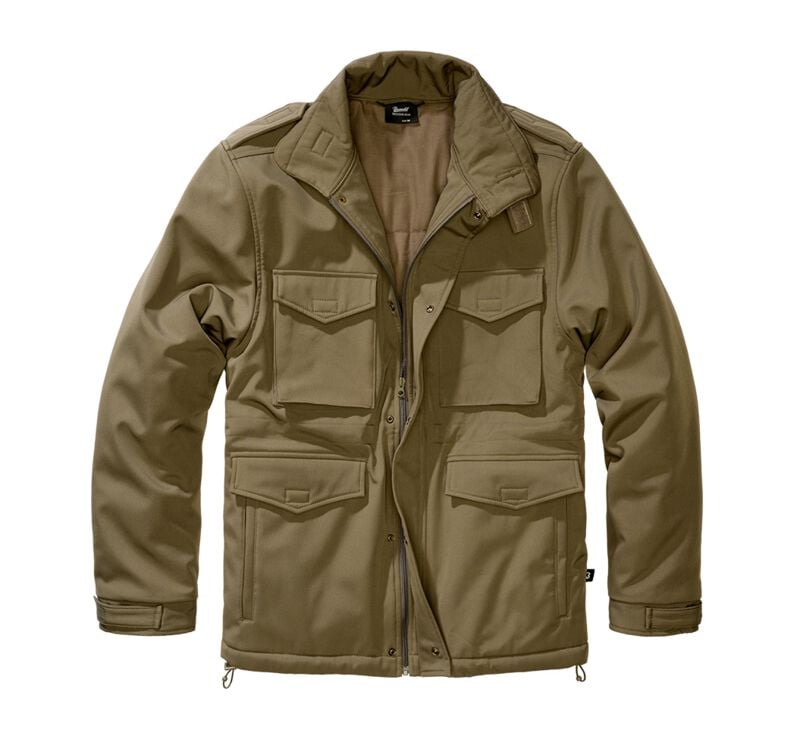Brandit Rockabilly Mid-Season Jackets - M65 Softshell Jacket - for Men - olive