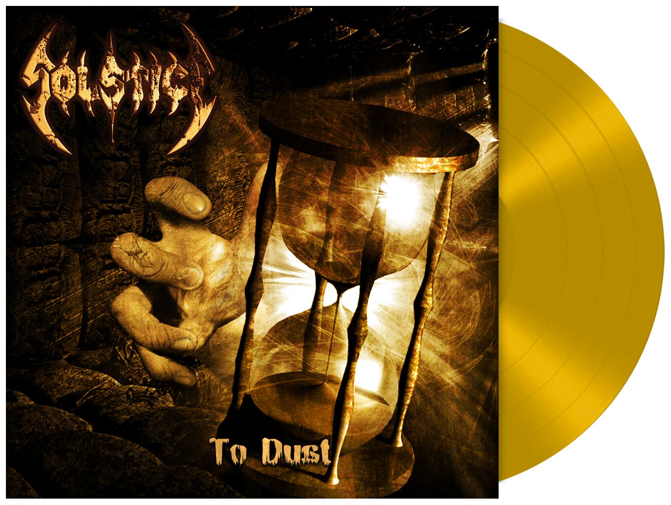 Image of Solstice To dust LP goldfarben