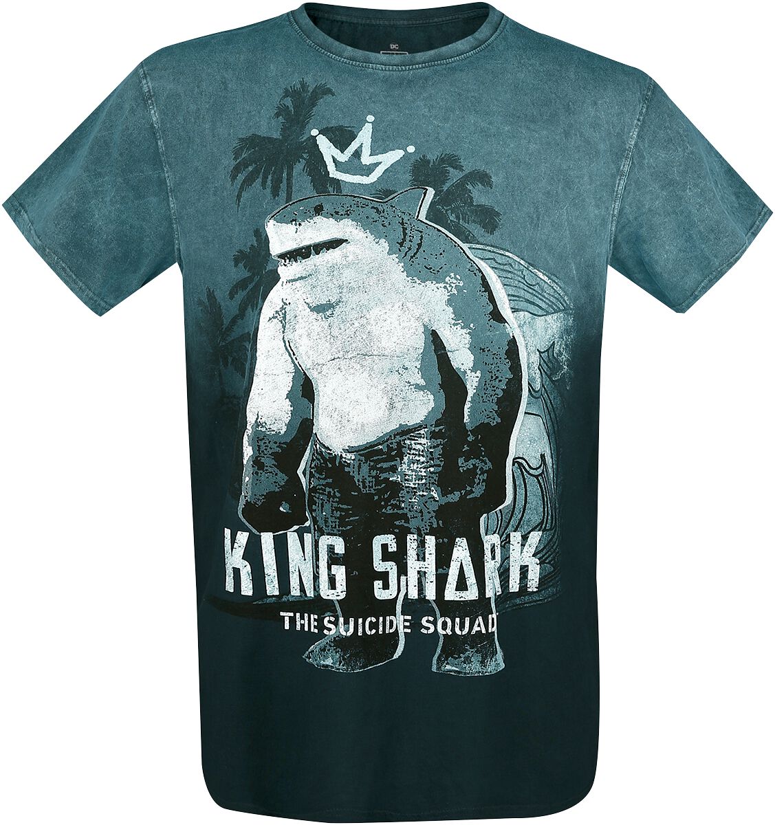 Suicide Squad 2 - King Shark T-Shirt turquoise
