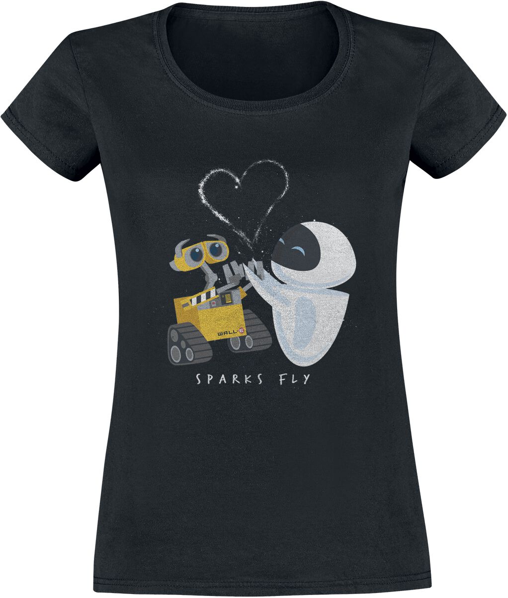 Wall-E Sparks Fly T-Shirt black