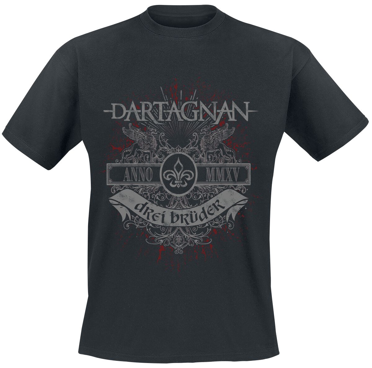 Image of dArtagnan Drei Brüder T-Shirt schwarz