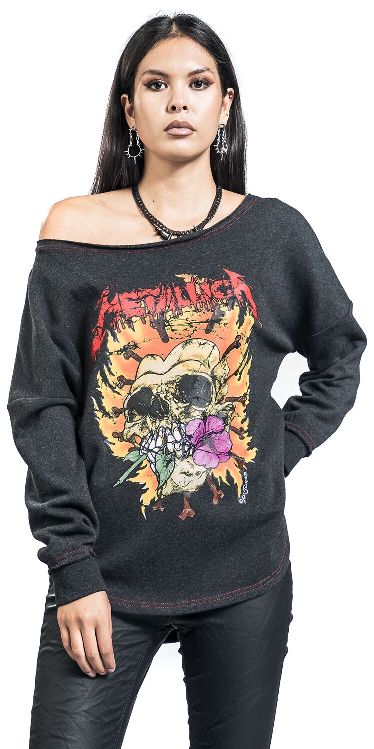 Sweat-shirt de Metallica - EMP Signature Collection - S à XXL - pour Femme - multicolore