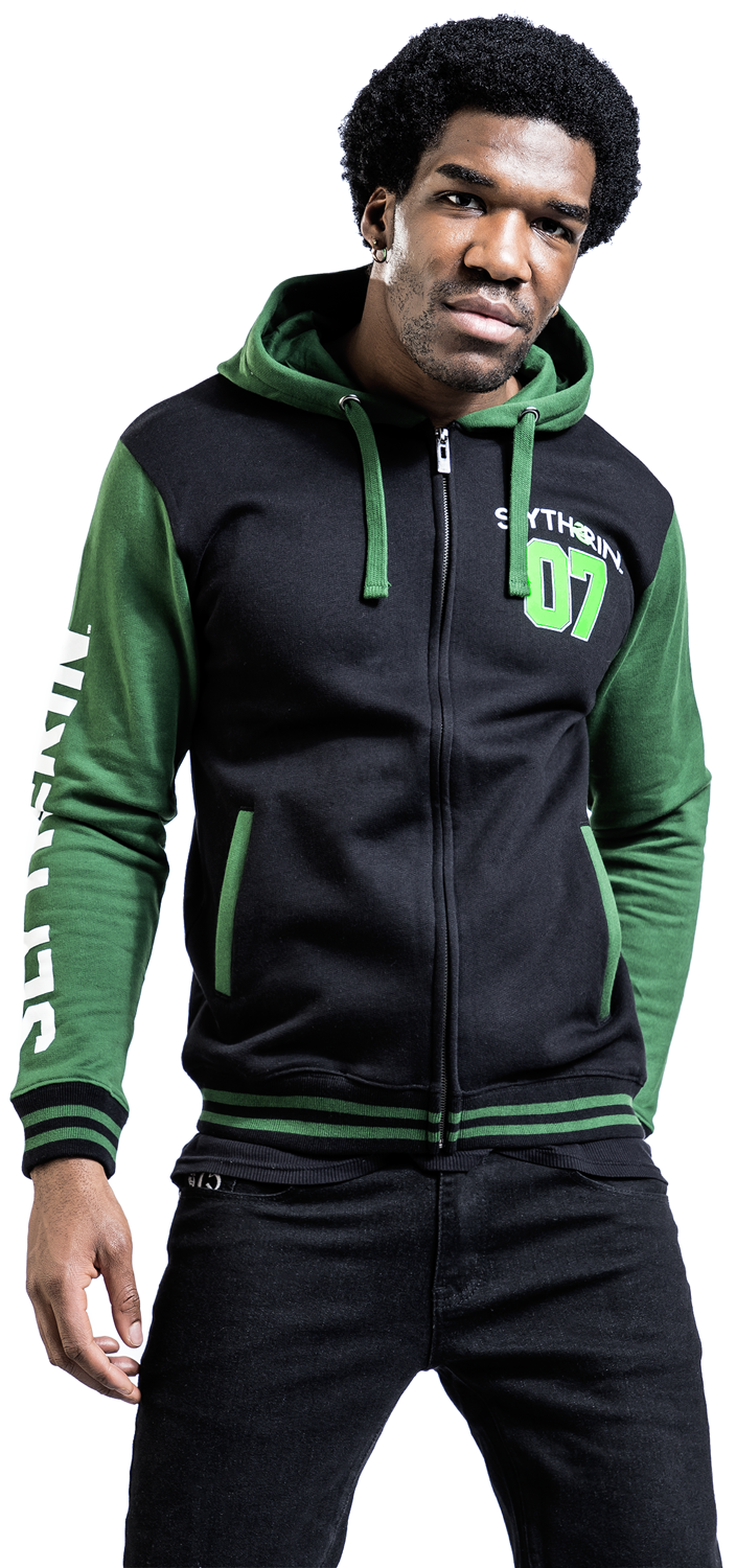Harry Potter Slytherin Kapuzenjacke multicolor