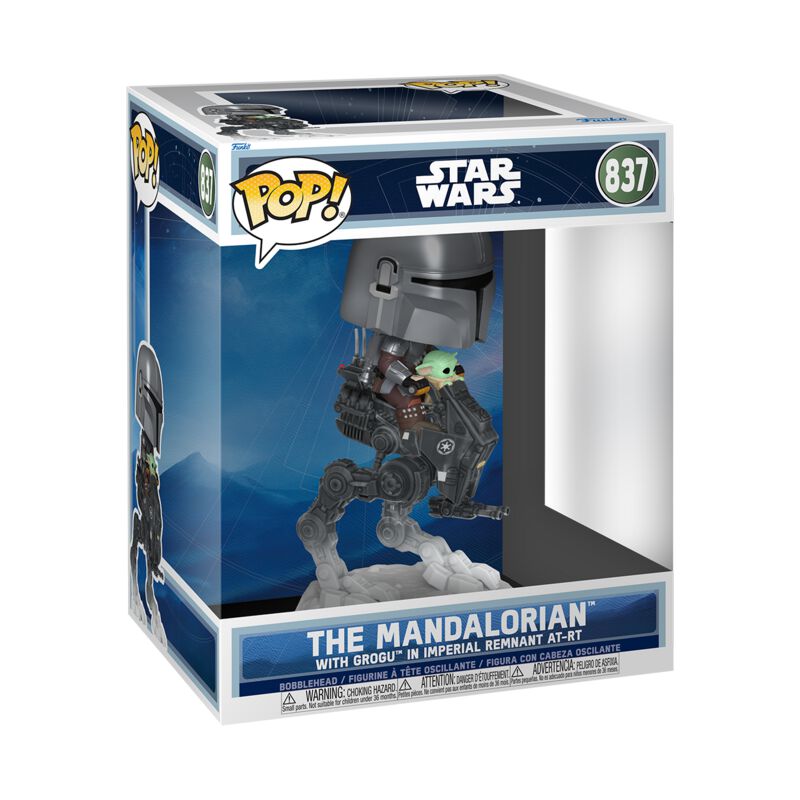 Star Wars Vinylová figurka č.837 The Mandalorian with Grogu in Imperial Remnant AT-RT Sberatelská postava standard