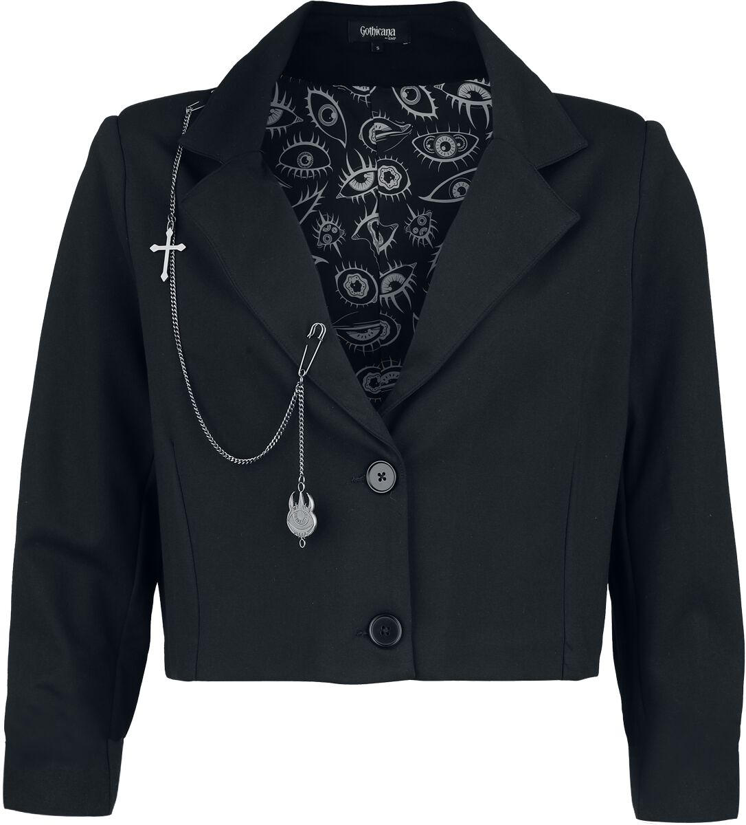 4068143342957 - The Void Blazer schwarz in L