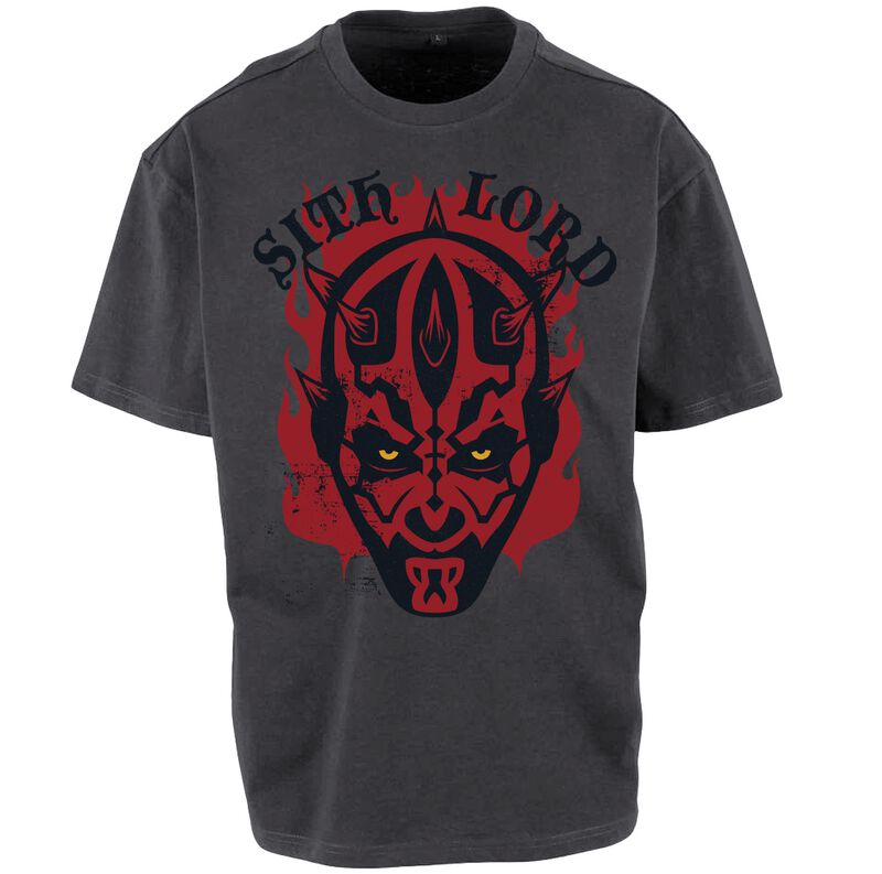 Levně Star Wars Darth Maul - Sith Lord Tričko charcoal