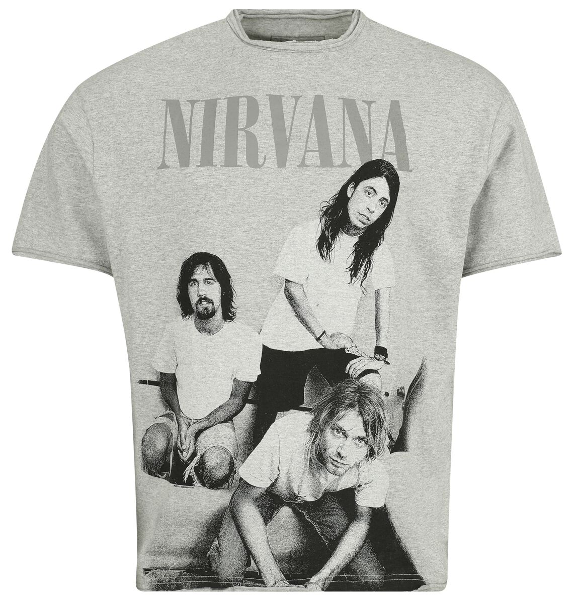 Nirvana T-Shirt – EMP Signature Collection – S bis XXL – für Männer – Größe XXL – grau meliert  – EMP exklusives Merchandise!