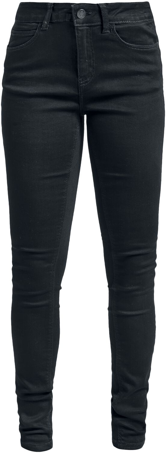Image of Jeans di Noisy May - NMBILLIE NW SKINNY JEANS VI023BL NOOS - W25L30 a W31L32 - Donna - nero