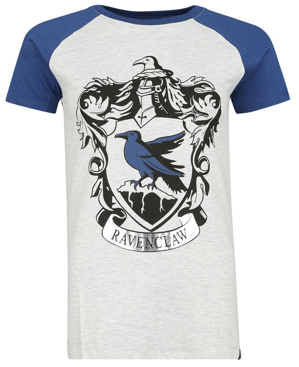 Levně Harry Potter Ravenclaw Silver Dámské tričko modrá/šedá