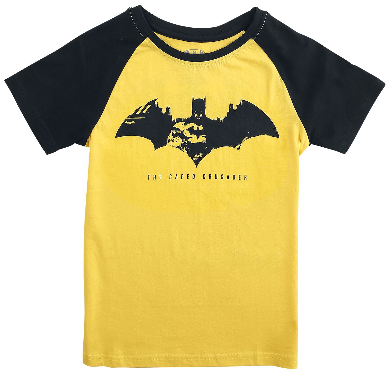 Batman Kids - Caped Crusader T-Shirt yellow black
