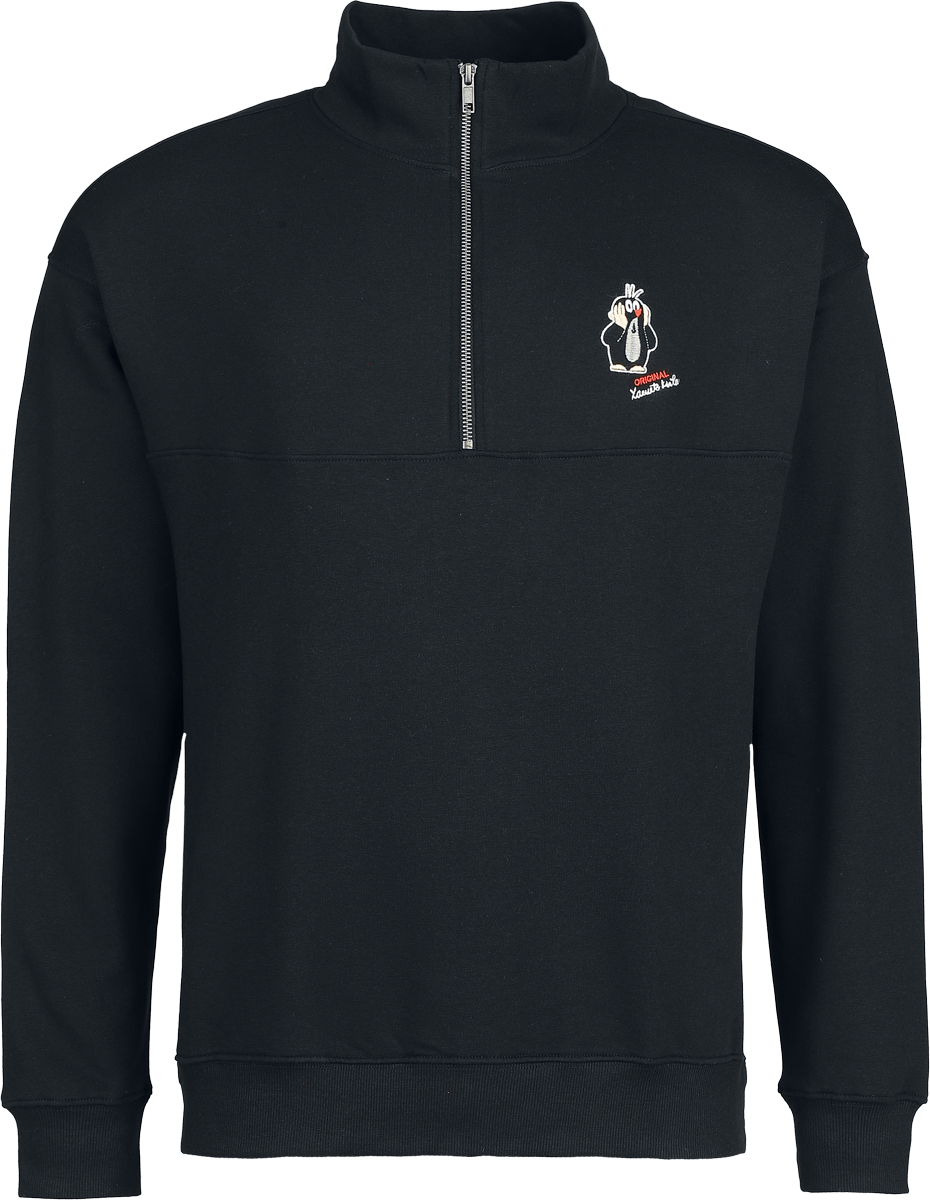 The Mole  Sweatshirt - The Little Mole - Half-zip Jumper - for Men - black
