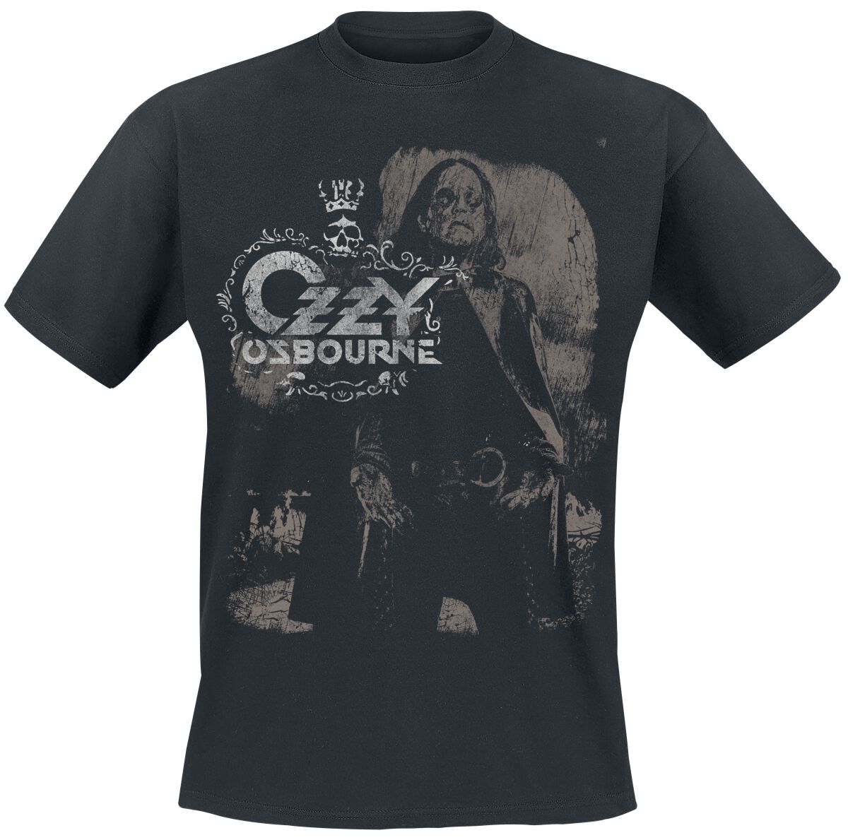 Levně Ozzy Osbourne Black Rain Tribute Tričko černá