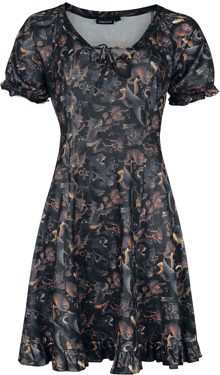 Robe courte Gothic de Jawbreaker - Paradise Lost Dress - XS - pour Femme - multicolore