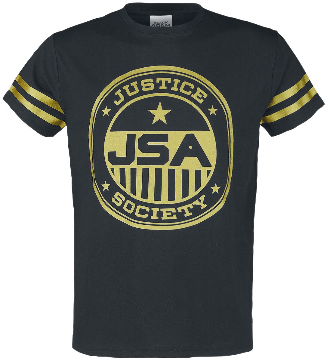 Image of T-Shirt di Black Adam - JSA Justice Society - S a M - Uomo - nero