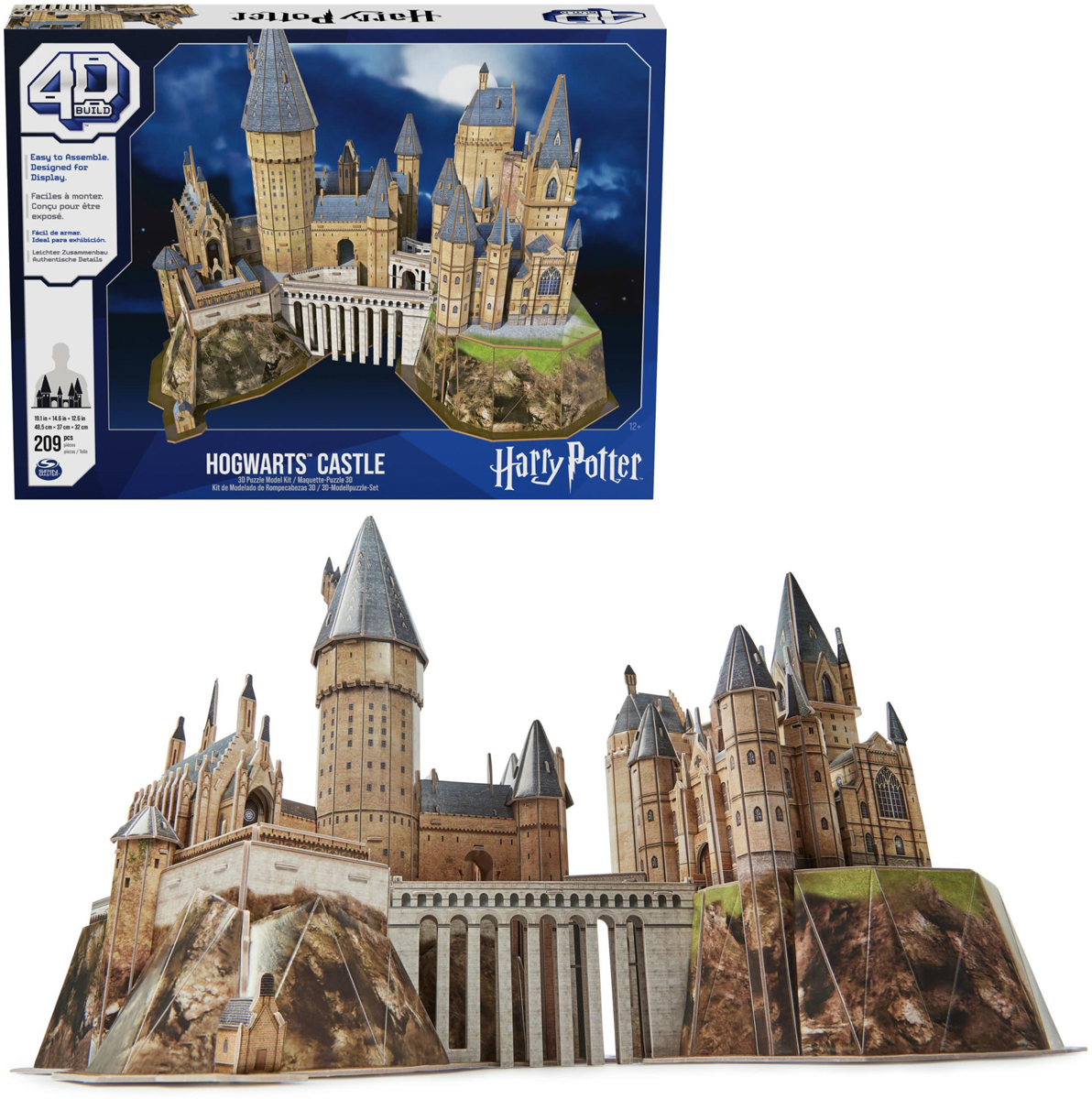 Harry Potter - 4D Build - Hogwarts Castle - Puzzle - multicolor