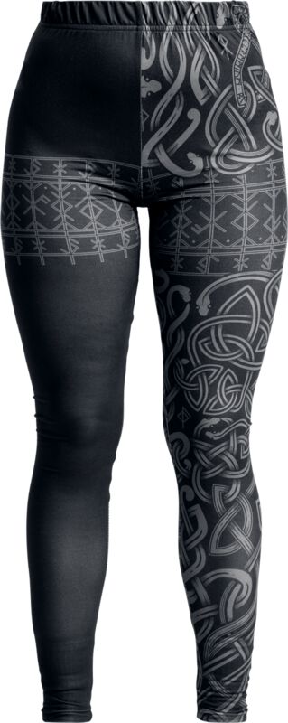 4068143324298 - Celtic Snake Leggings schwarz in S