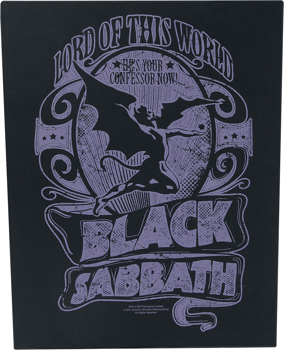 Black Sabbath - Lord Of This World - Patch - multicolor