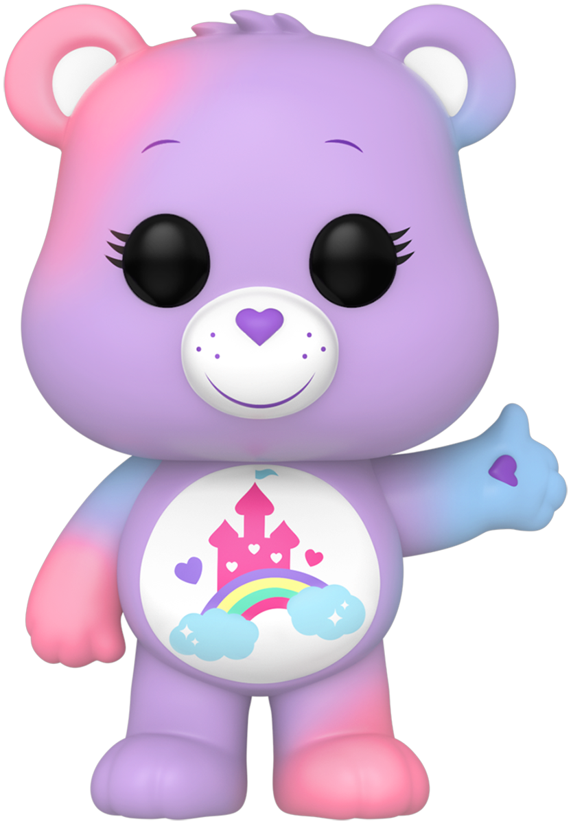 Die Glücksbärchis Glücksbärchis 40 Jahre Jubiläum - Care-a-lot Bear Pop! Animation (Chase Edition möglich) Vinyl Figur 1205 Funko Pop! multicolor