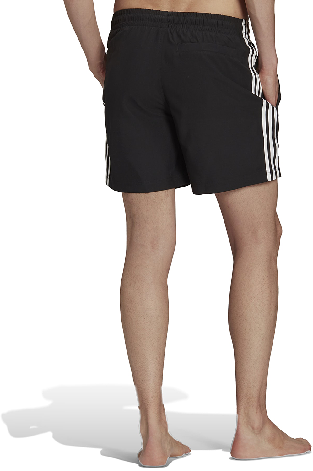 Adidas 3-Stripes Swim Badeshort schwarz