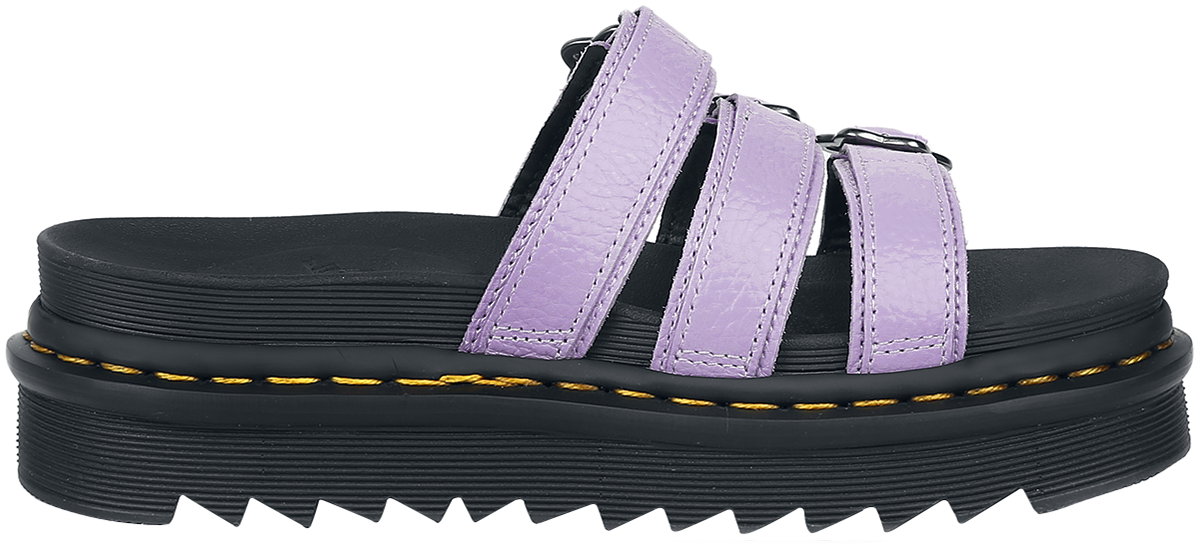 Dr. Martens Blaire Slide FLWR - Lilac Milled Nappa Sandale flieder