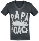 Logo - V-Neck, Papa Roach, T-Shirt