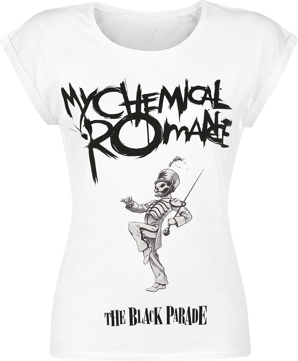 Image of My Chemical Romance Black Parade Cover Girl-Shirt weiß