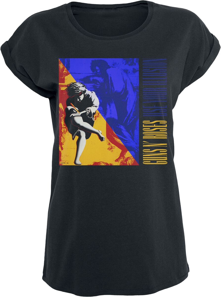 Image of Guns N' Roses Use Your Illusion Girl-Shirt schwarz