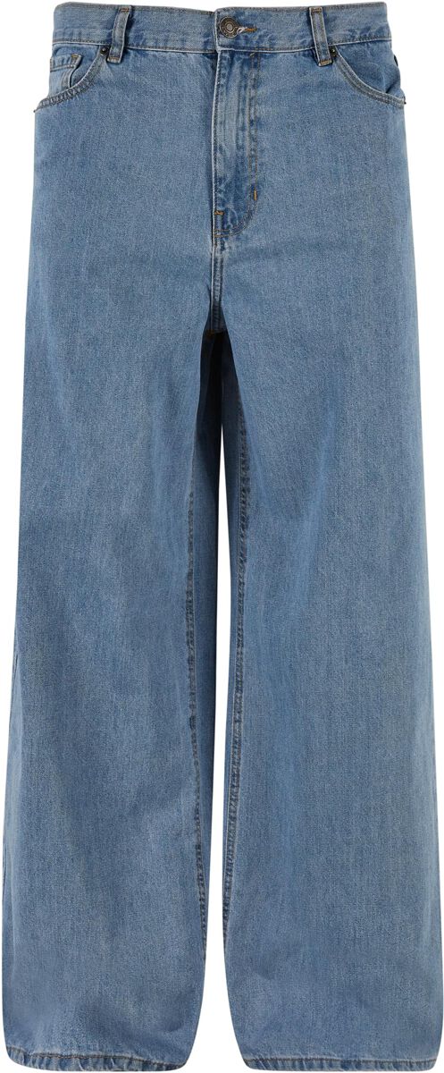 Urban Classics Jeans - 90`s Loose Jeans - W30L31 bis W38L33 - für Männer - Größe W38L33 - blau