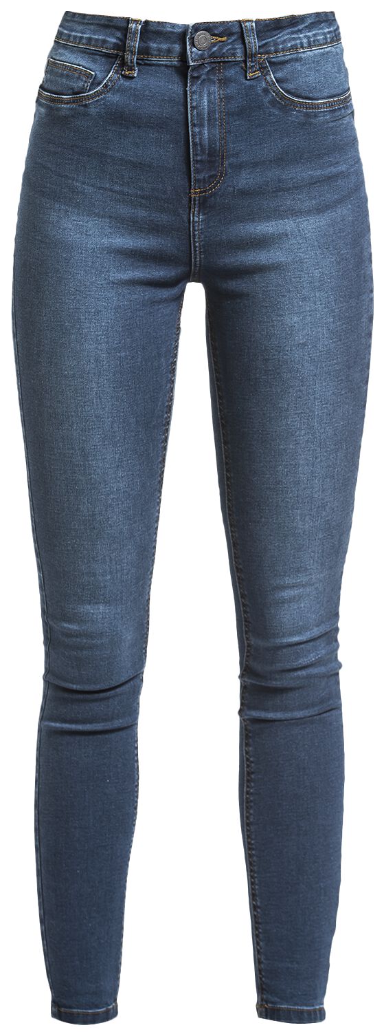 Image of Jeans di Noisy May - Callie HW Skinny Jeans - W25L30 a W34L32 - Donna - blu scuro