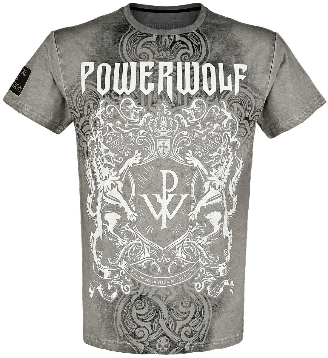 Levně Powerwolf EMP Signature Collection Tričko šedá
