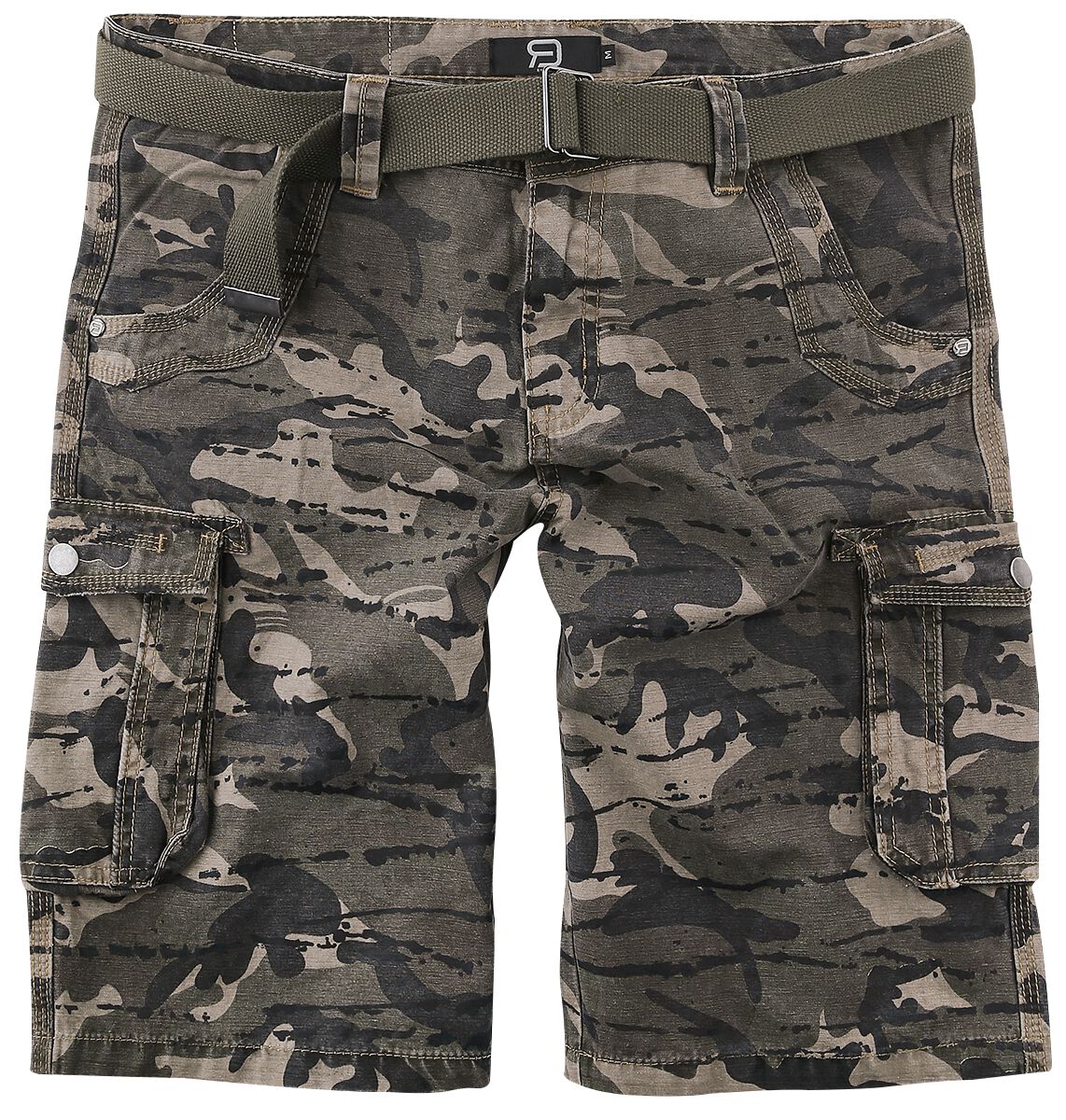 Short für Männer  camouflage Army Vintage Shorts von RED by EMP