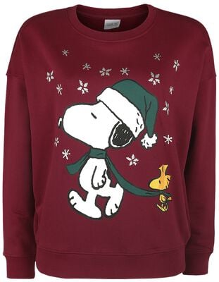 Snoopy Oversize Peanuts Weihnachtspullover EMP1