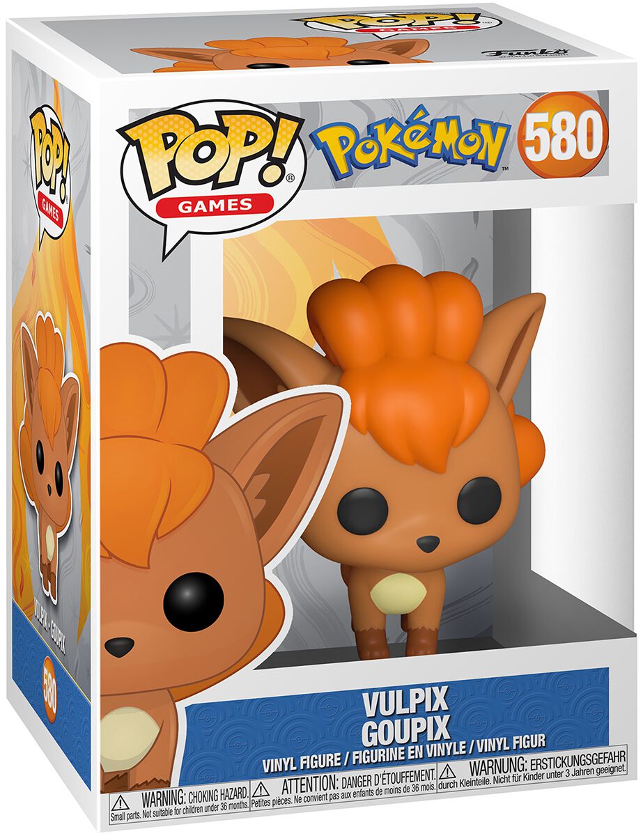 Pokémon Vulpix Vinyl Figure 580 Funko Pop! multicolor
