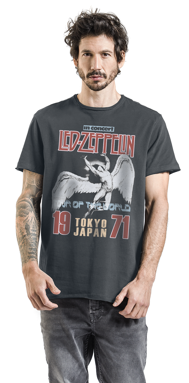 Led Zeppelin Amplified Collection - Tokyo 71 T-Shirt charcoal