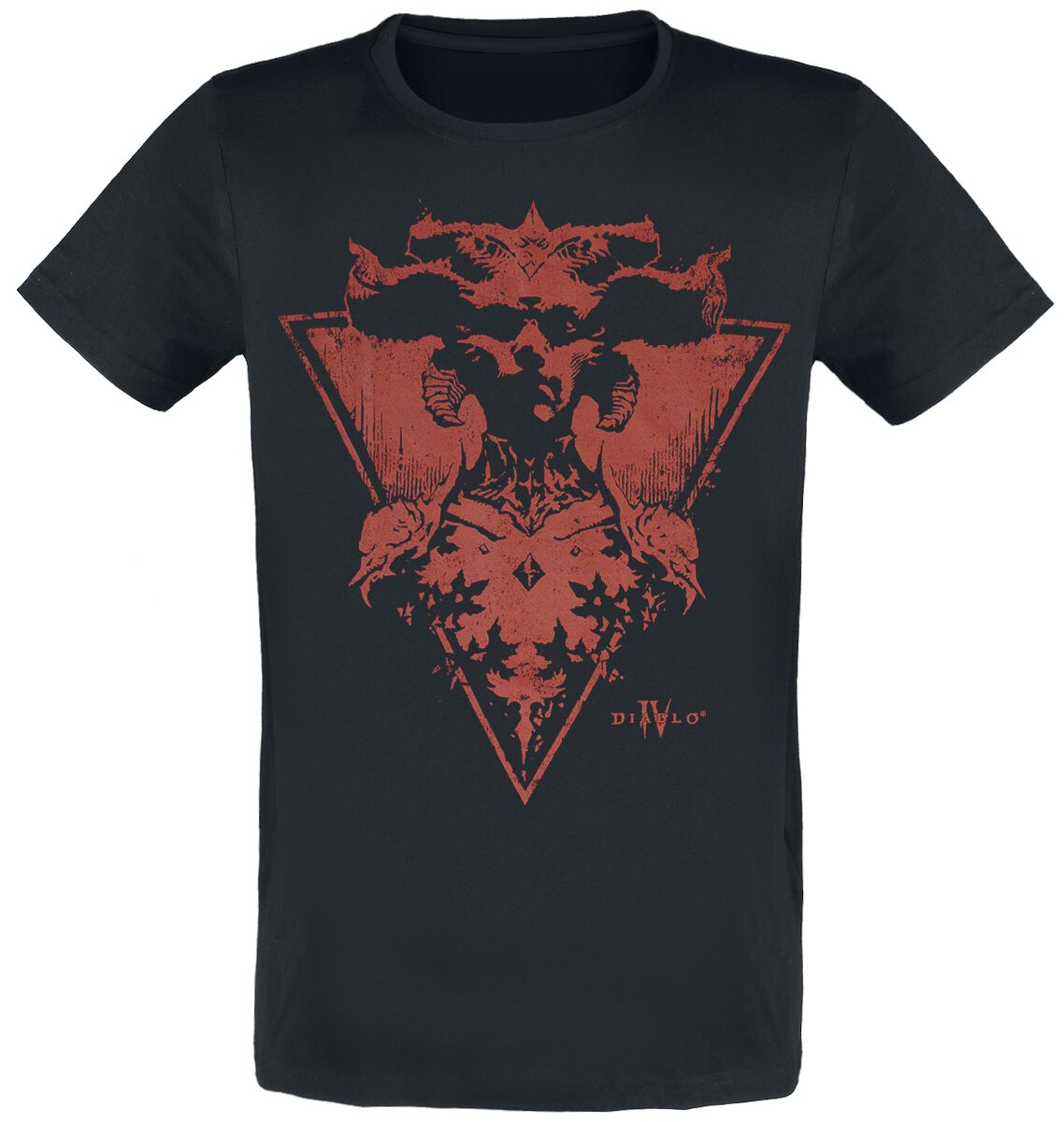 Levně Diablo 4 - Lilith - Red Queen Tričko černá