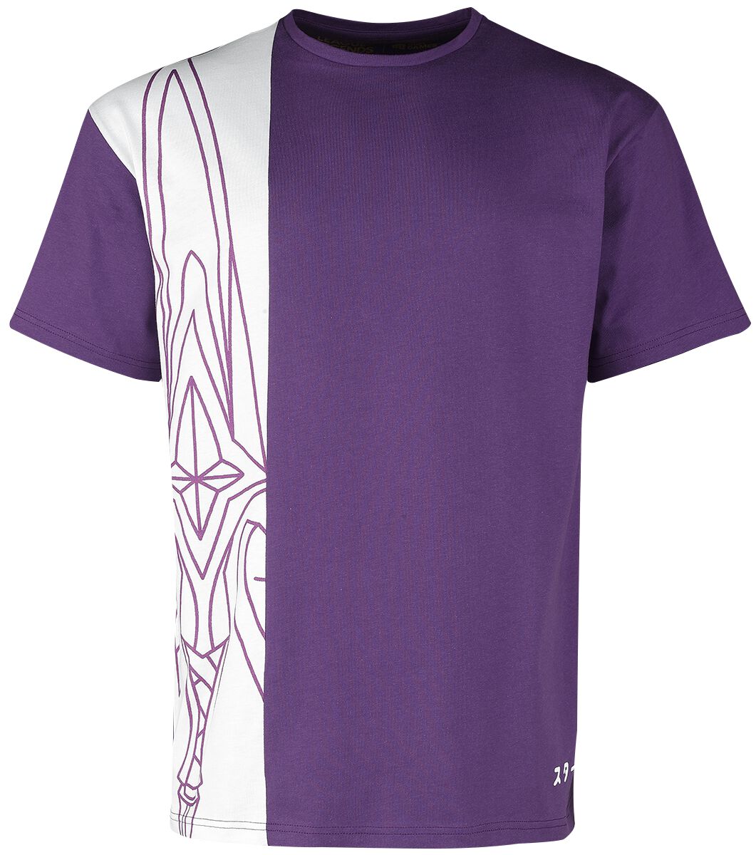 League Of Legends - Gaming T-Shirt - Star Guardian - Akali - M bis L - für Männer - Größe L - weiß/lila  - EMP exklusives Merchandise!