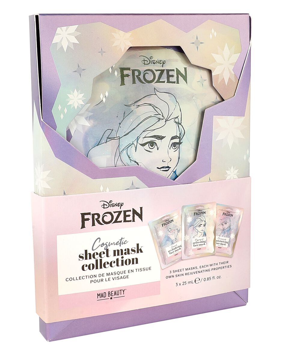Die Eiskönigin - Disney Gesichtsmaske - Mad Beauty - Gesichtsmasken-Set - für Damen   - Lizenzierter Fanartikel