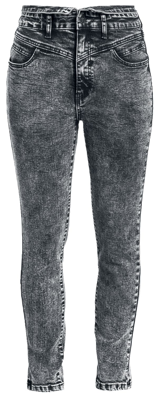 Forplay Jeans - Kate - W27L32 bis W30L34 - für Damen - Größe W28L32 - grau